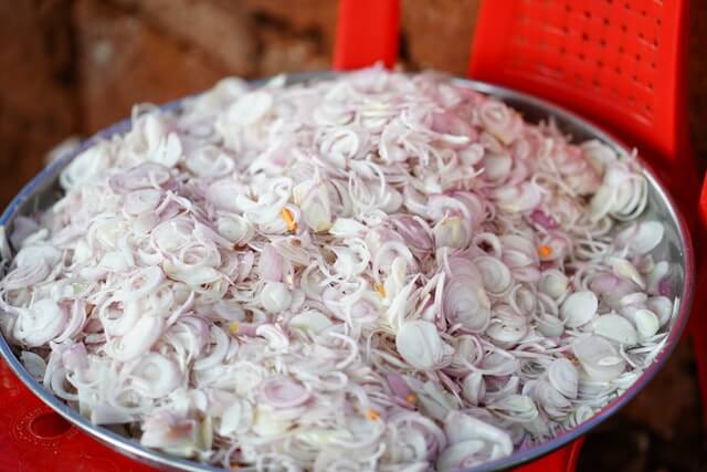 onions cut into small pieces