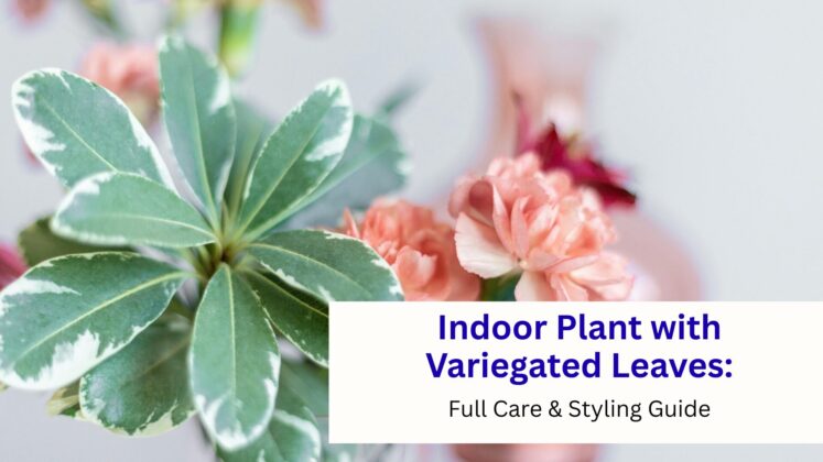 Indoor Plant Variegated Leaves