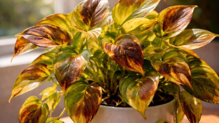 variegated plants losing white 