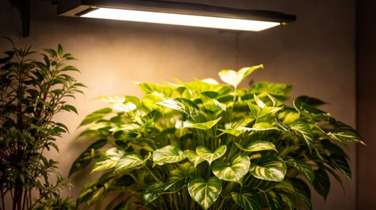 pothos growth- artificial light